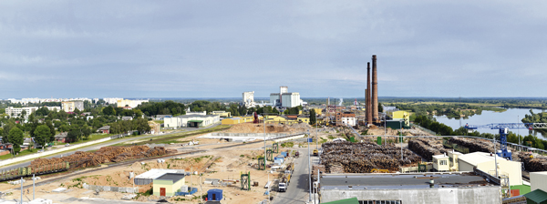 Панорама ОАО «Речицадрев». Фото Дмитрия Багирова
