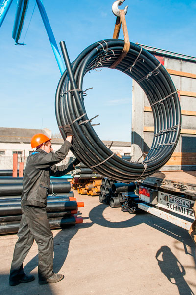 Загрузка бухт